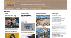 Desktop Screenshot of kiefer-holz.de